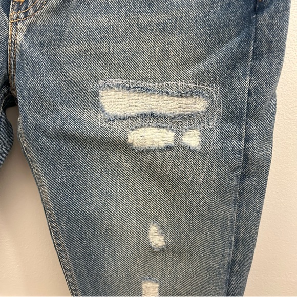 NWT Levi’s 505c Cropped Jeans 25 orange tabbed - Picture 7 of 13